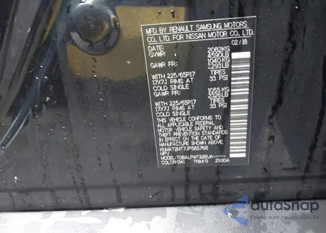 2018 Nissan Rogue S from USA, damaged, VIN KNMAT2MT7JP565768